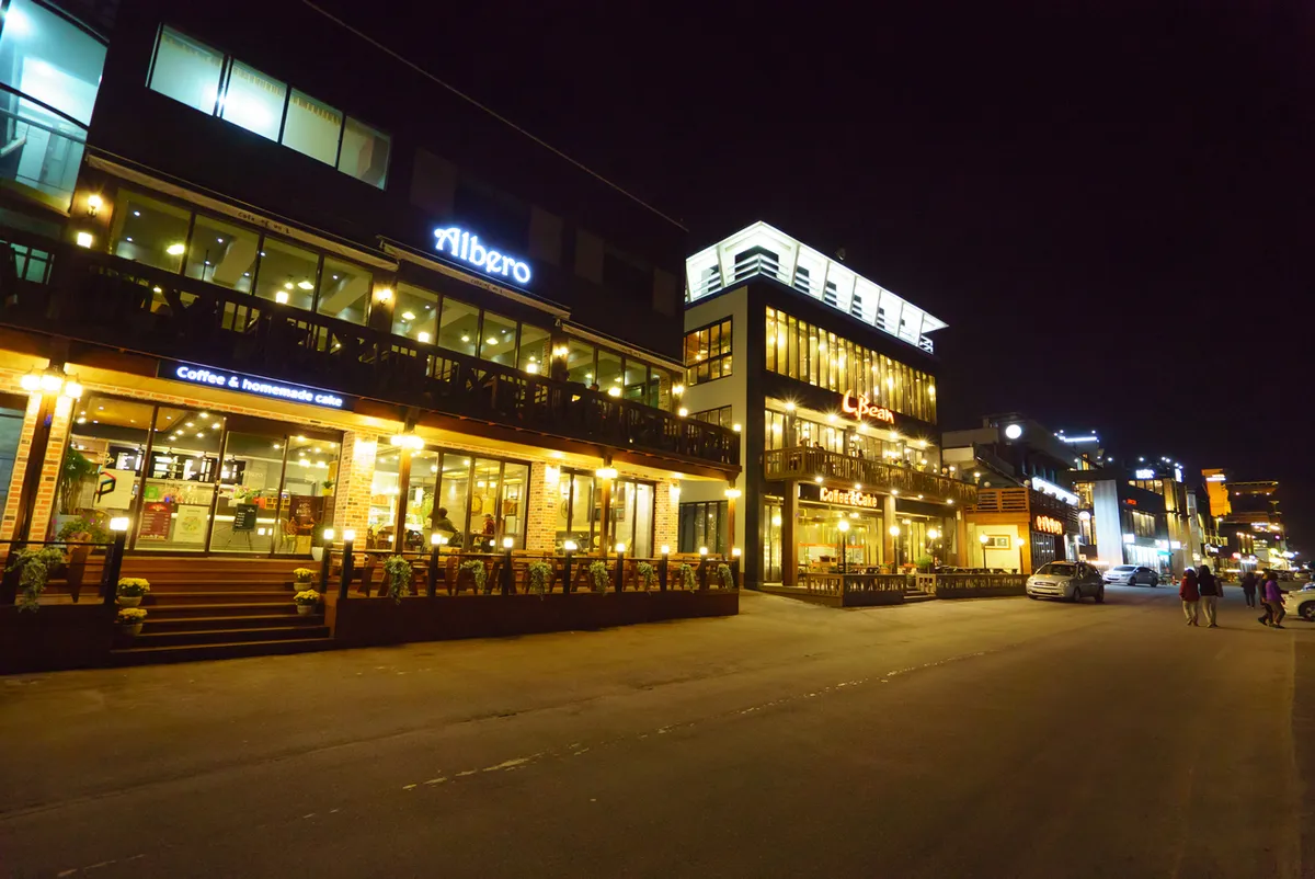 Gangneung Coffee Street near Anmok Beach hotels