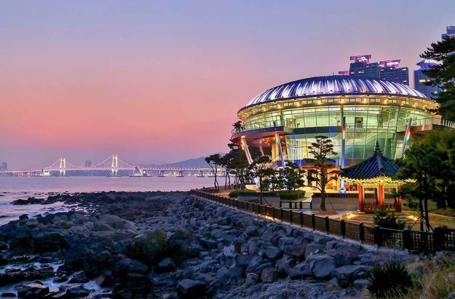 Nurimaru APEC House interior-style cultural venue near Haeundae for Busan indoor attractions