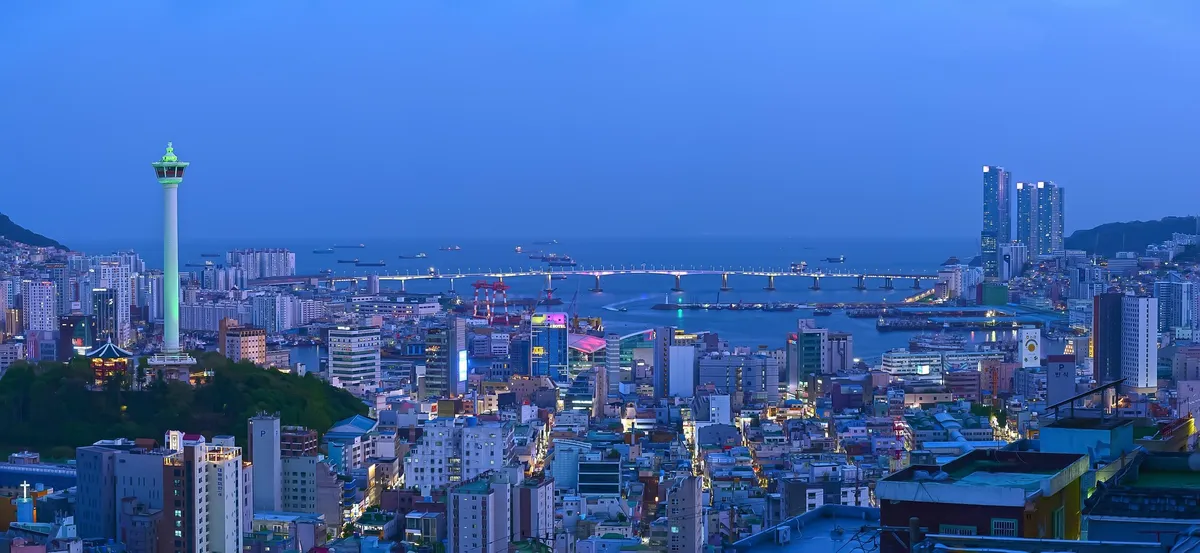 Busan International Market street near Nampo shopping area
