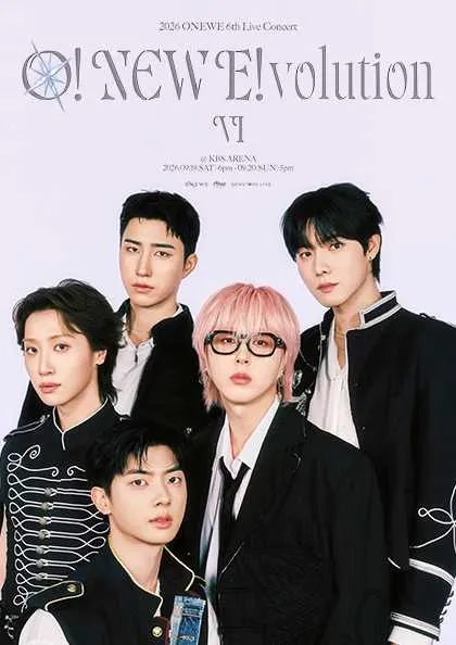 Official ONEWE live concert poster used as a Korean concert booking example