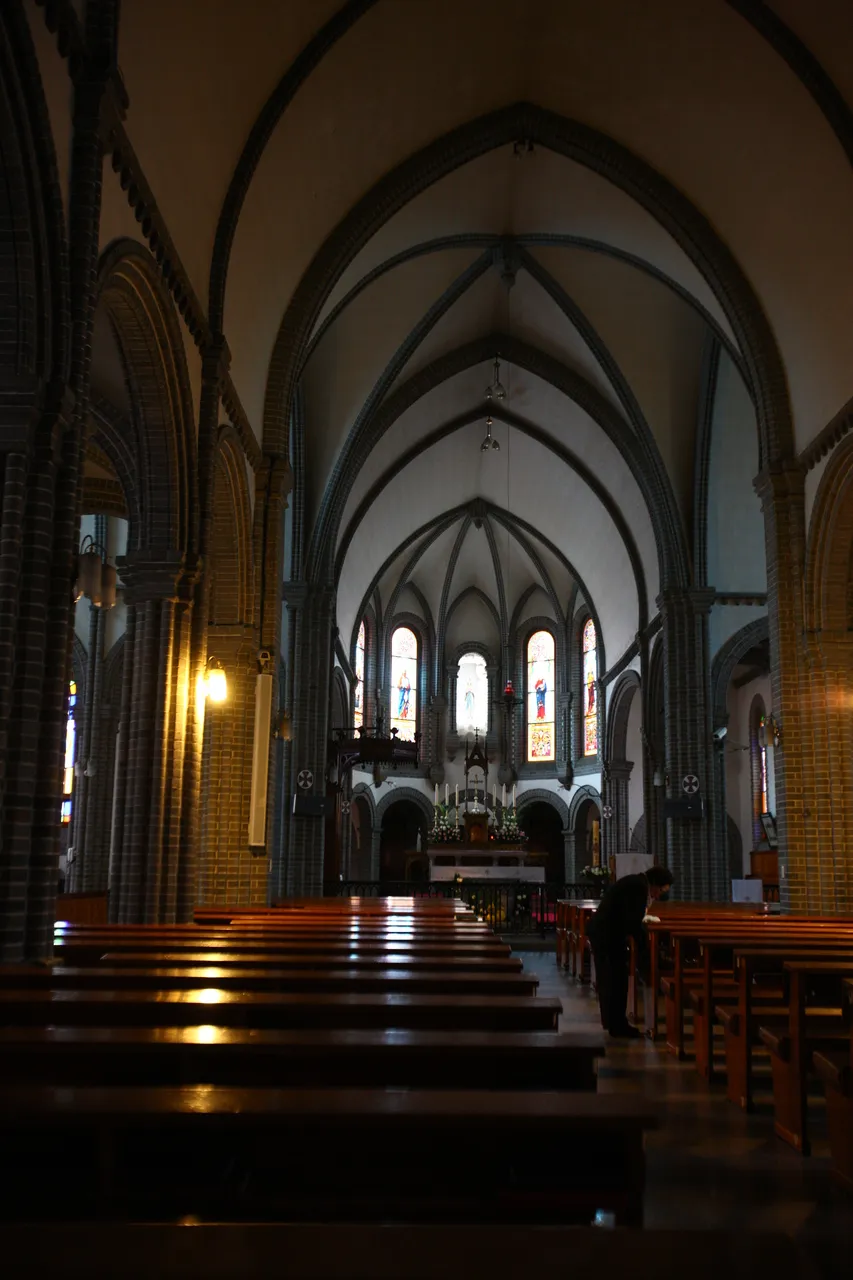 Side view of Daegu Gyesan Cathedral along the Daegu Modern Culture Alley guide route