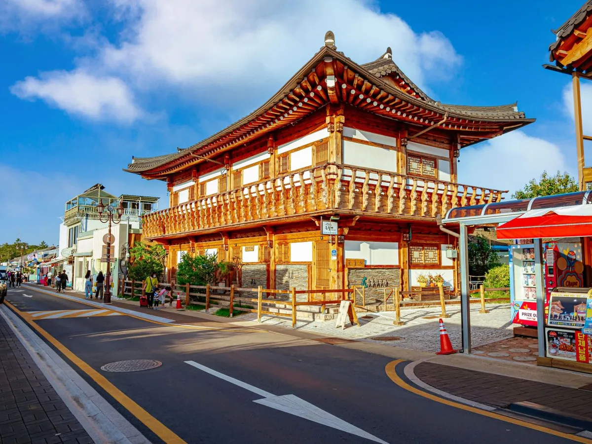 Hwangnidan Street buildings in Gyeongju