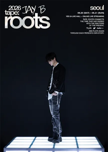 Official poster for JAY B tape roots seoul June 2026 K-pop concert