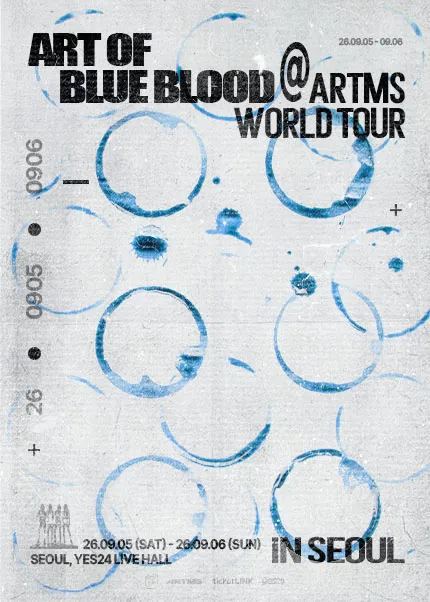Official poster for ARTMS Art of BLUE BLOOD Seoul concert in K-Pop Concerts in Korea September 2026
