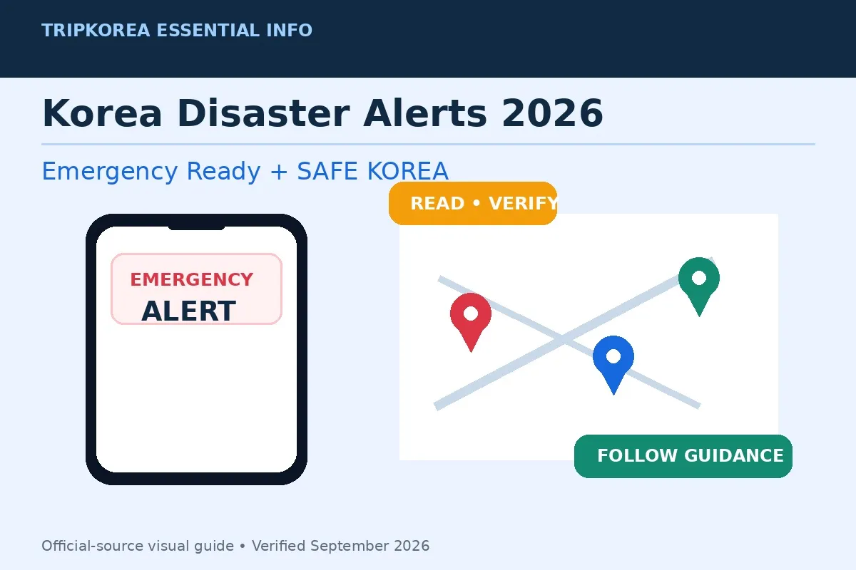 Korea Disaster Alerts Guide 2026