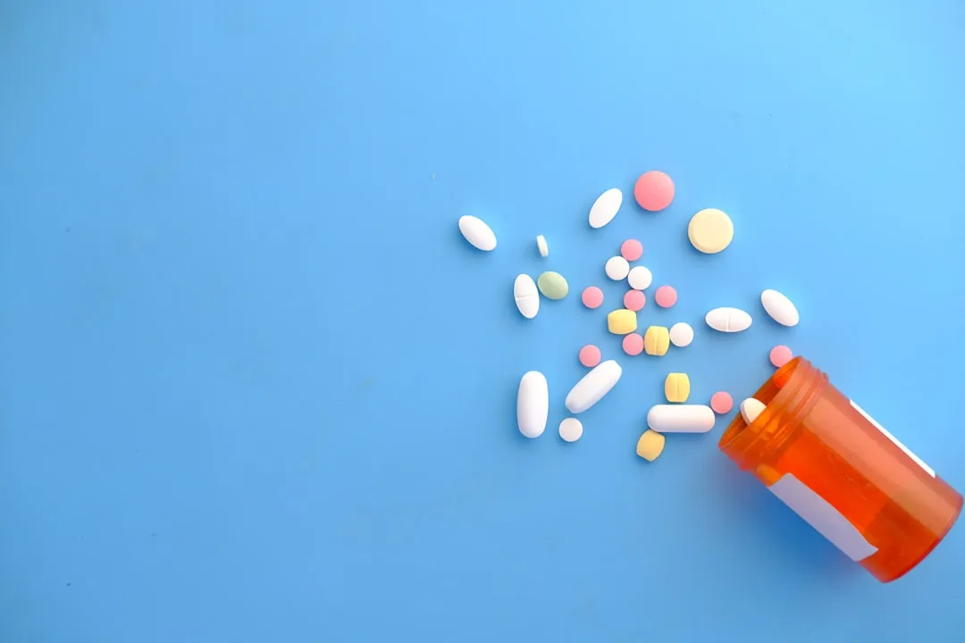 Medicine bottle and tablets for medicine safety tips for pharmacies in Korea