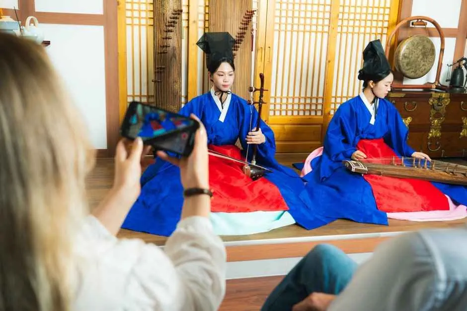 Traditional instruments at Gugak Performance Jinyeon in Seoul 2026