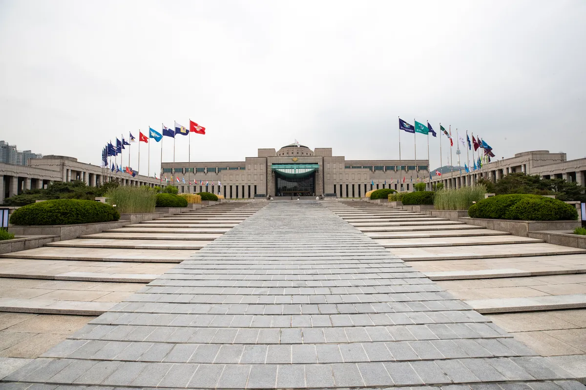Indoor exhibition at The War Memorial of Korea for a Seoul indoor attractions guide
