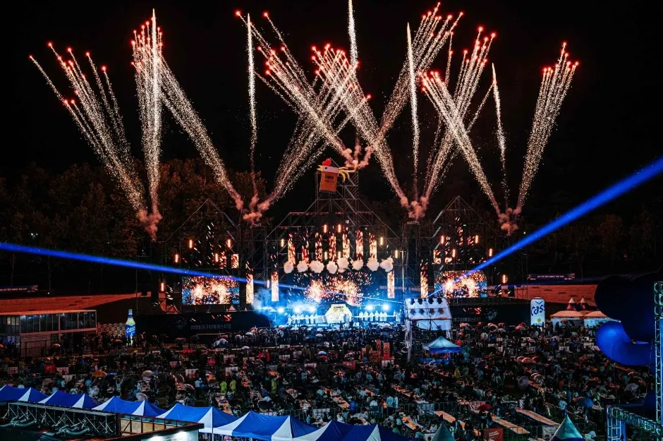 Outdoor crowd area at Daegu Chimac Festival for Summer Festivals in Korea 2026