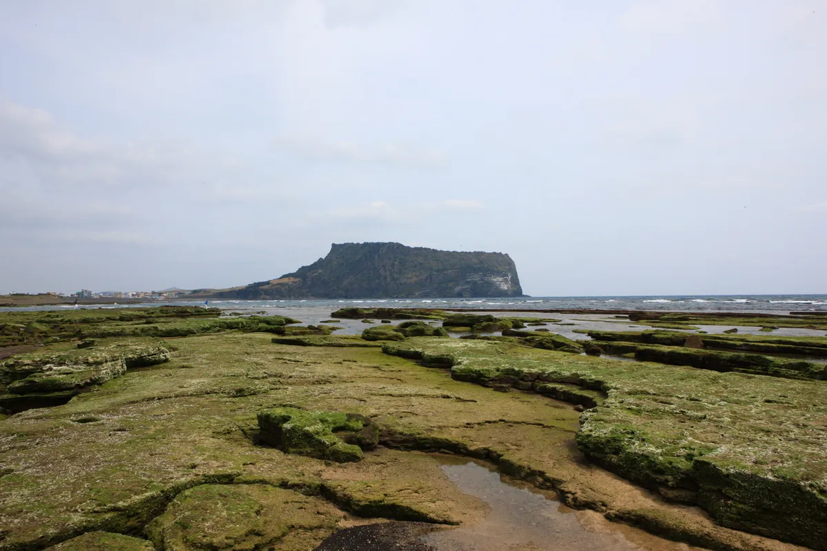 Seongsan Ilchulbong coastal landscape for where to stay in Jeju